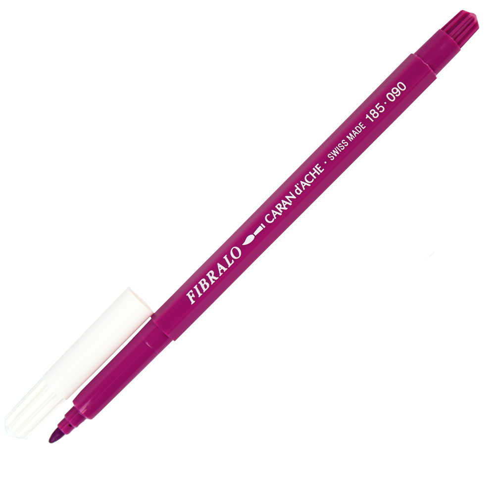Caneta Aquarelável Fibralo Caran d'Ache Rosa Escuro 090